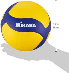 ミカサ(MIKASA) バレーボール 4号/5号 練習球 イエロー/ブルー 推奨内圧0.3~0.325(kgf/_画像5