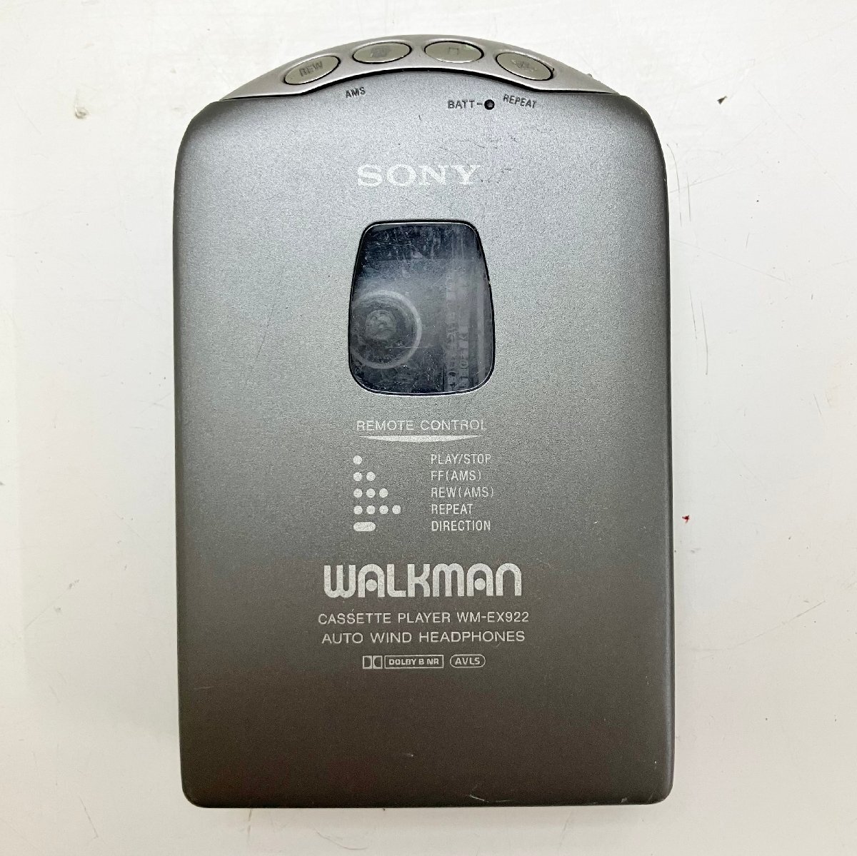 ◆【ジャンク品】SONY ソニー WM-EX922 WALKMAN カセットプレーヤー ウォークマン グレー 現状品 (E1)N/G60419/1/0.2の画像6