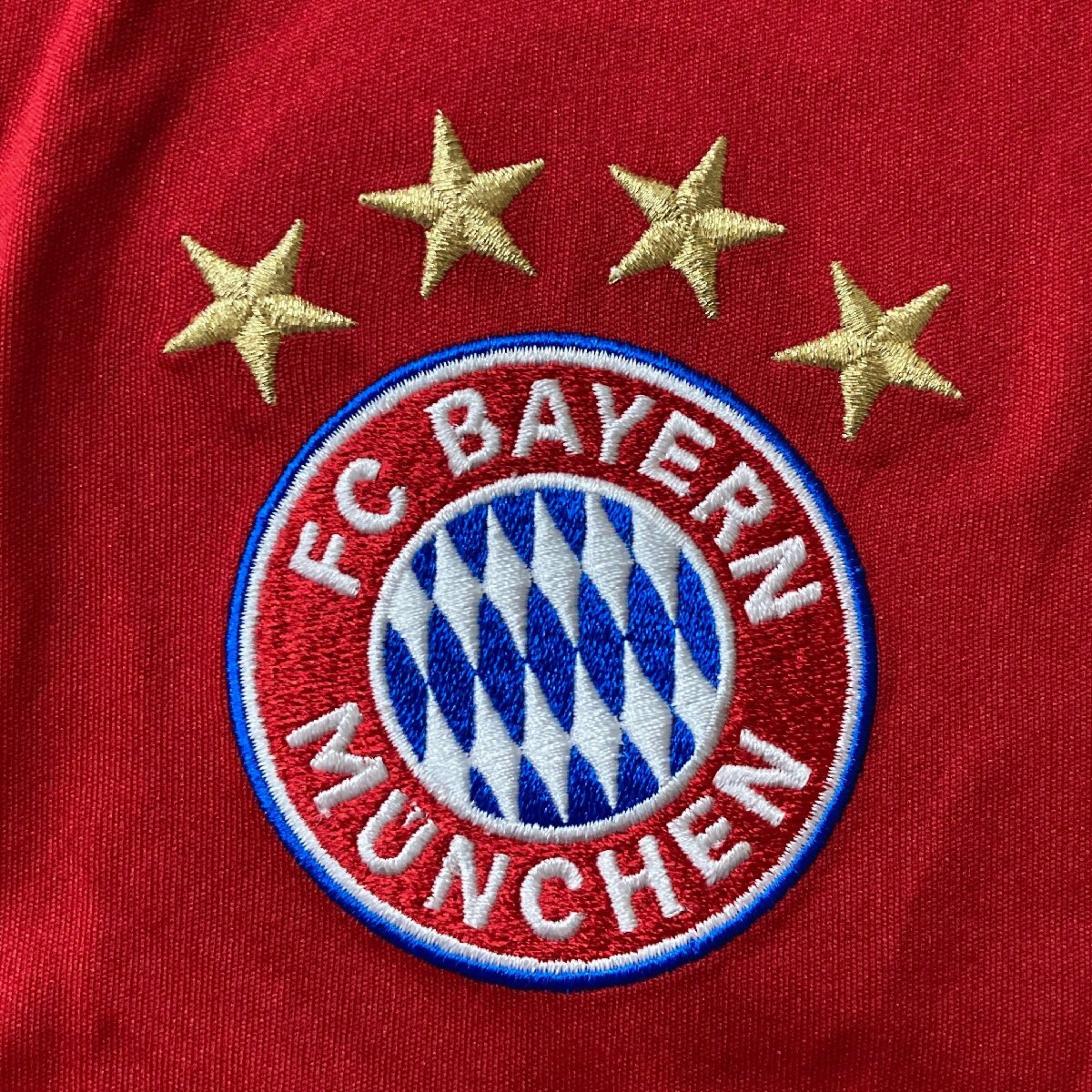 ★タグ付き adidas アディダス サッカーウェア FC.BAYERN.MUNCHEN バイエルン ユニフォーム ハーフパンツ ボトムス M レッド 0.15kg★の画像3