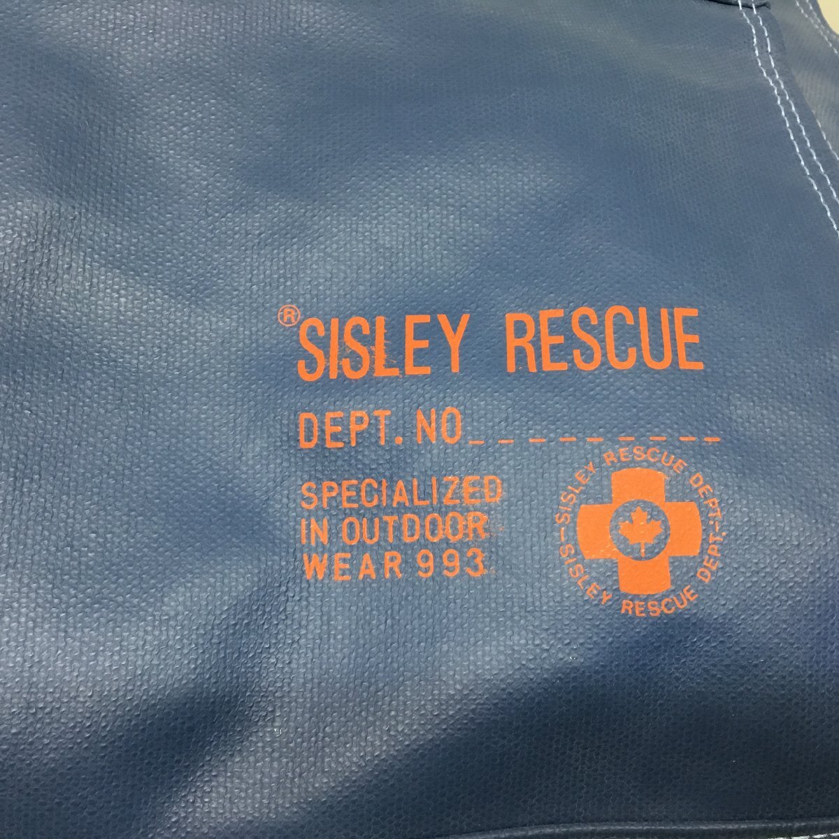 ■SISLEY シスレー SISLEY RESCUE 大型ボストンバッグ ショルダーバッグ ターポリン仕様 中古美品 /1.12kgの画像7