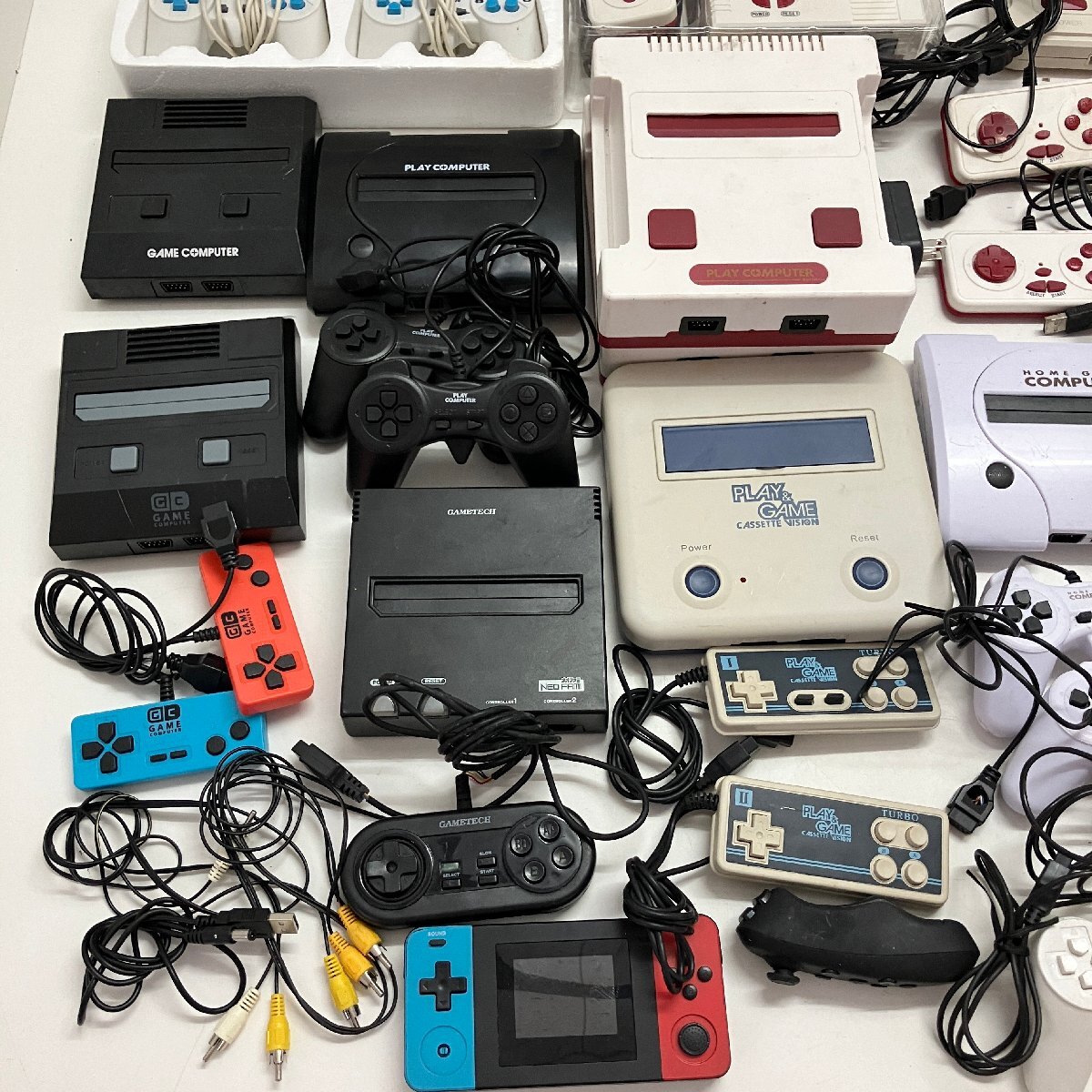 ◆【ジャンク品】 FC/SFC ファミコン/スーパーファミコン 互換機 ポケファミ/FC HOME 88/多数 セット まとめ (GB)M/G60416/3/7.75_画像6