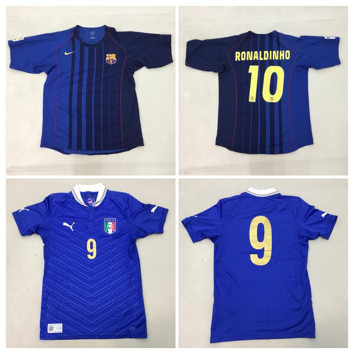 ■海外/サッカー/ユニフォーム 10点 まとめ売り クラブチーム NIKE/adidas/プーマ/アンブロ/lotto メンズ サイズSM 1.94kg■_画像4