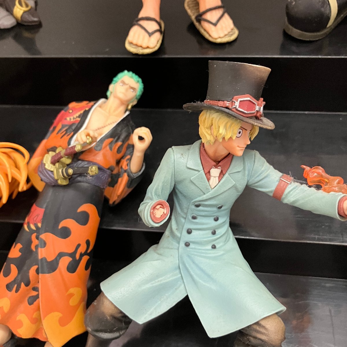 ◆【ジャンク品】 ワンピース フィギュア まとめて 約40点以上 約5kg ONE PIECE ルフィ/ゾロ/エース/ナミ他 現状品 (GB)M/G60419/1/5