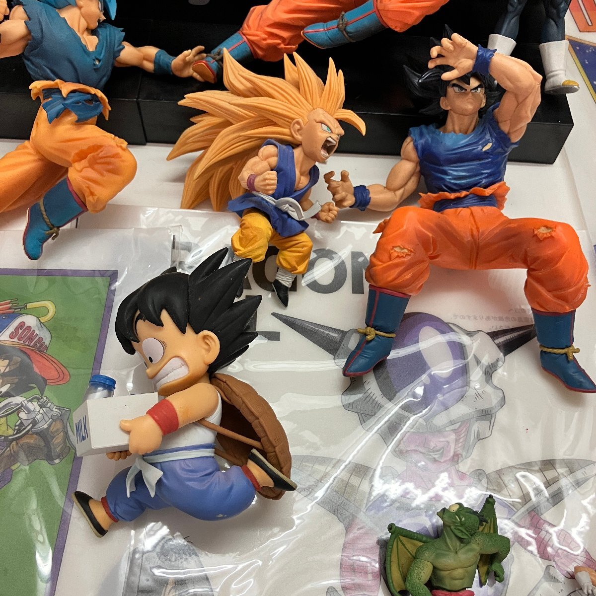 ◆【ジャンク品】 ドラゴンボール フィギュア/26点 ビジュアルボード/13点 クリアファイル まとめて 約6.85kg DB 悟空 (GB)M/G60419/3/6.85の画像4