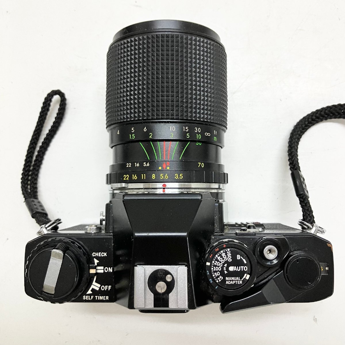 ◆【ジャンク品】OLYMPUS オリンパス OM10 ボディ Topman MC 35-70mm レンズ 一眼レフ フィルムカメラ ケース付 現状品 (E4)N/G60423/2/1.8の画像6