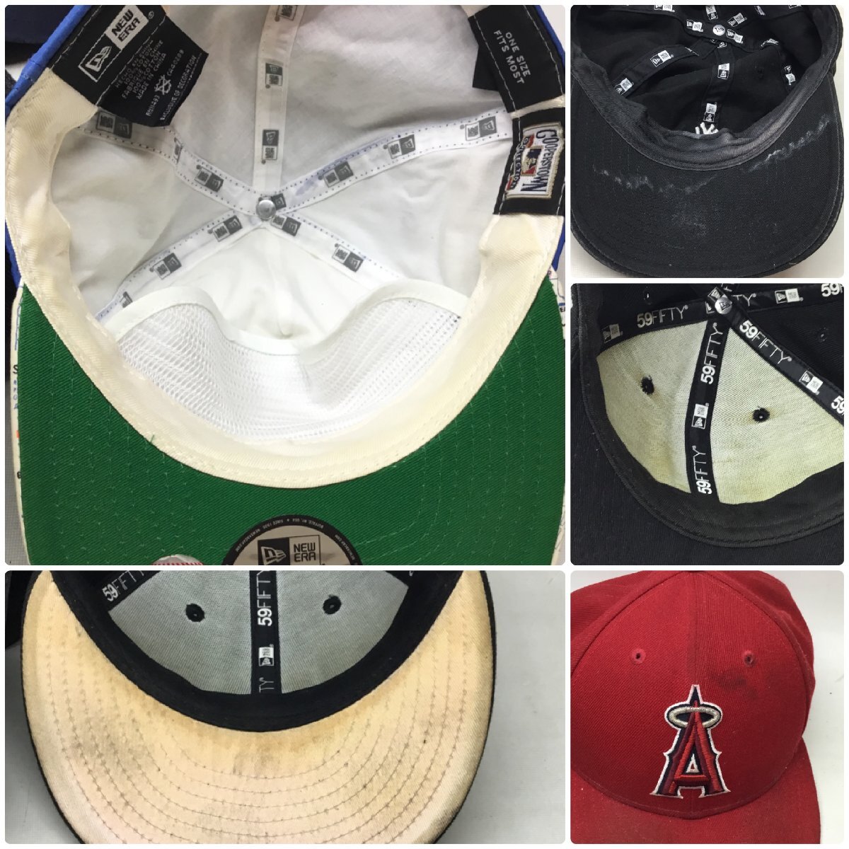 #NEW ERA New Era cap set sale total 36 piece 59FIFTY 9FIFTY etc. used . therefore dirt equipped secondhand goods /4.27kg#