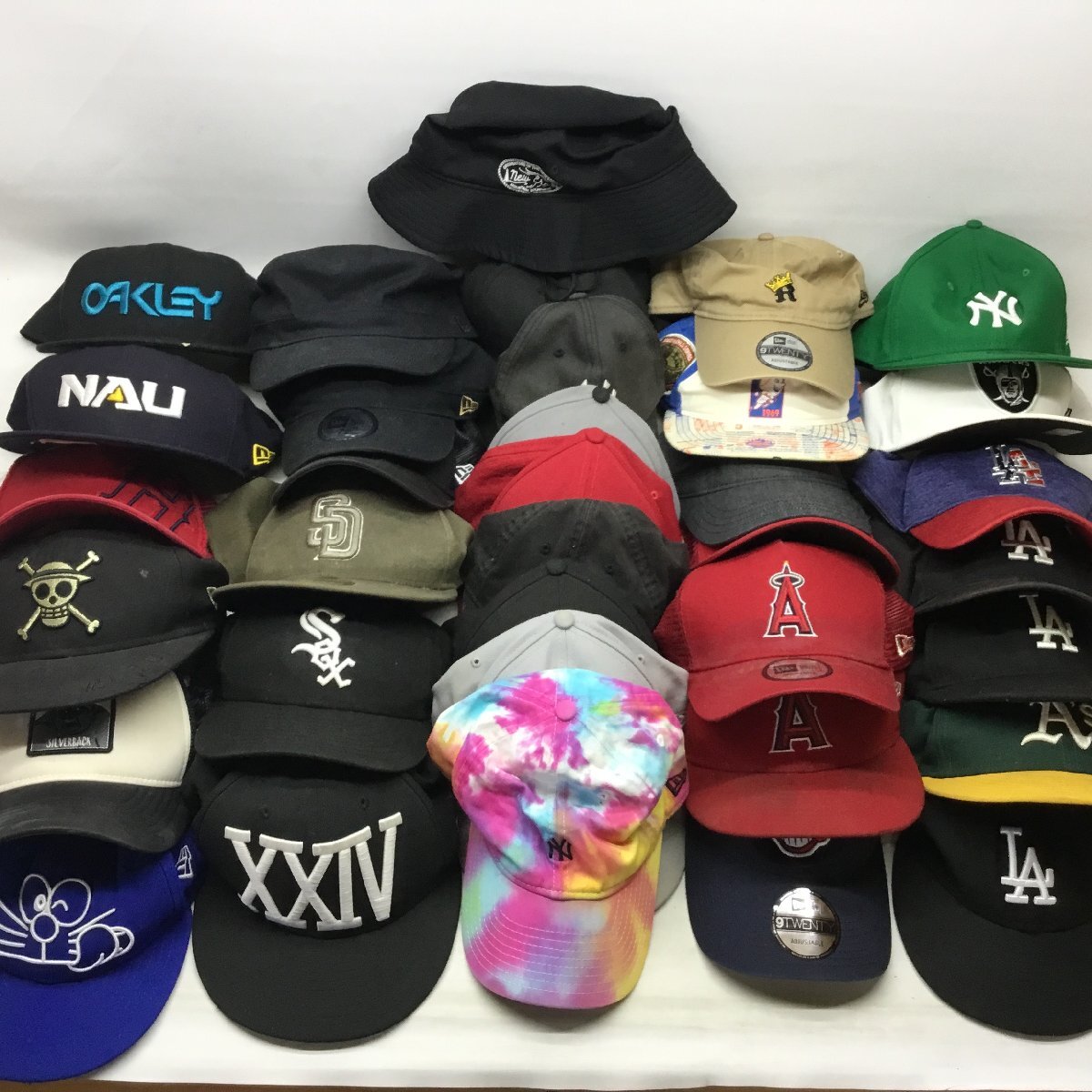 #NEW ERA New Era cap set sale total 36 piece 59FIFTY 9FIFTY etc. used . therefore dirt equipped secondhand goods /4.27kg#