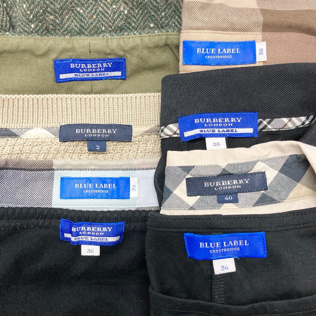 ●BURBERRY BLUE LABEL/LONDON/CRESTBRIDGE バーバリー 等 8点まとめ サイズMIX ワンピース トップス 等 レディース 卸 現状品 2.1kg●_画像6