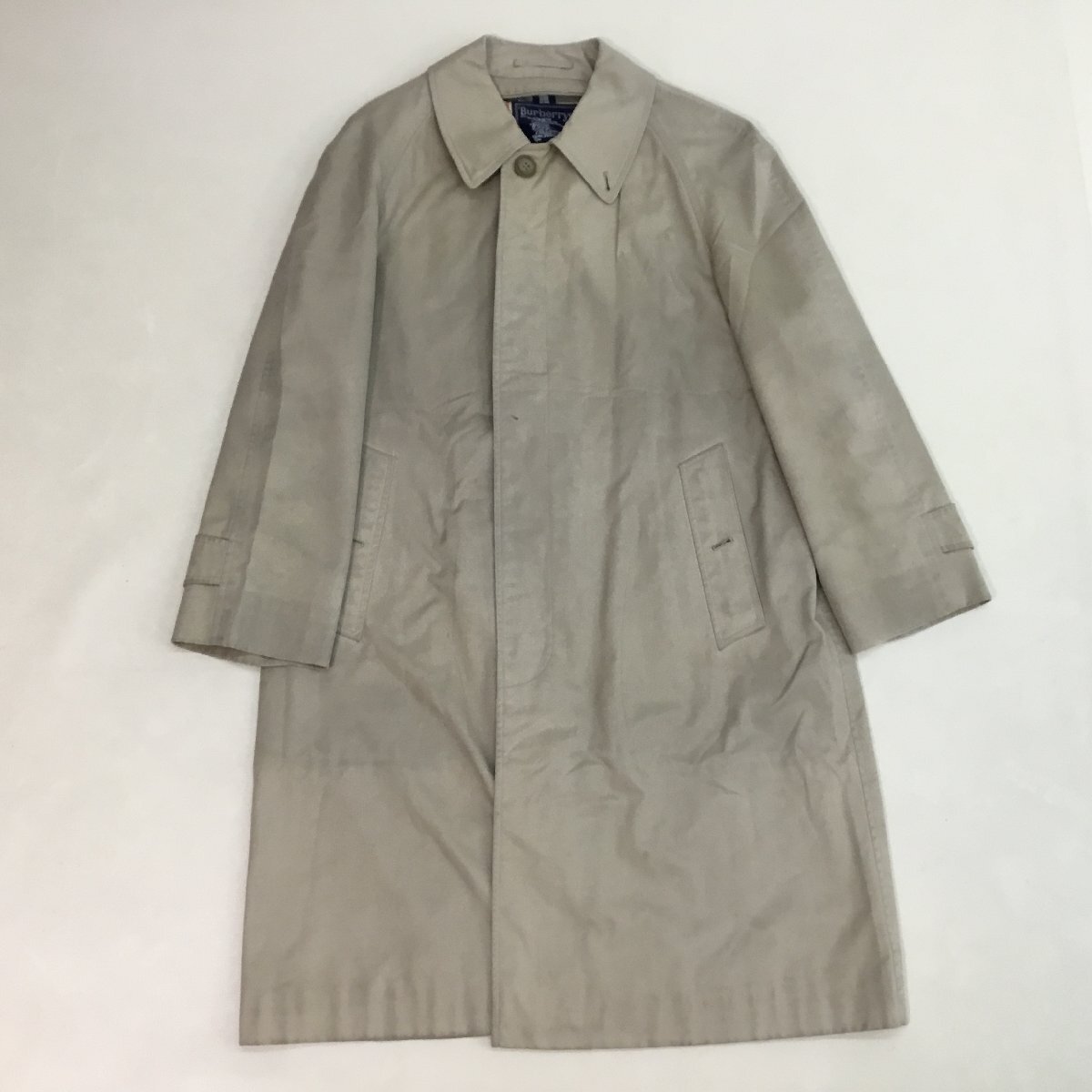 ■BURBERRY バーバリー トレンチコート ロング ベージュ系 メンズ サイズL /0.88㎏■_画像1