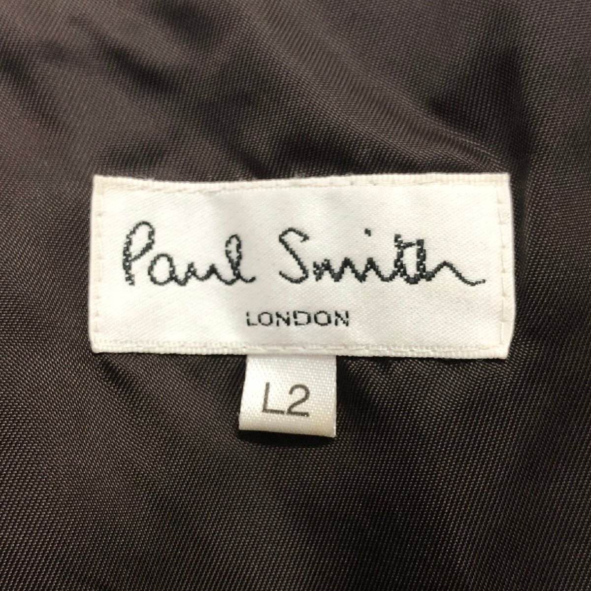 ●Paul Smith ポールスミス レザージャケット コート アウター 本革 羊革 ラム革 ジョイックス ブラウン系 サイズL2 メンズ 0.91kg●_画像6
