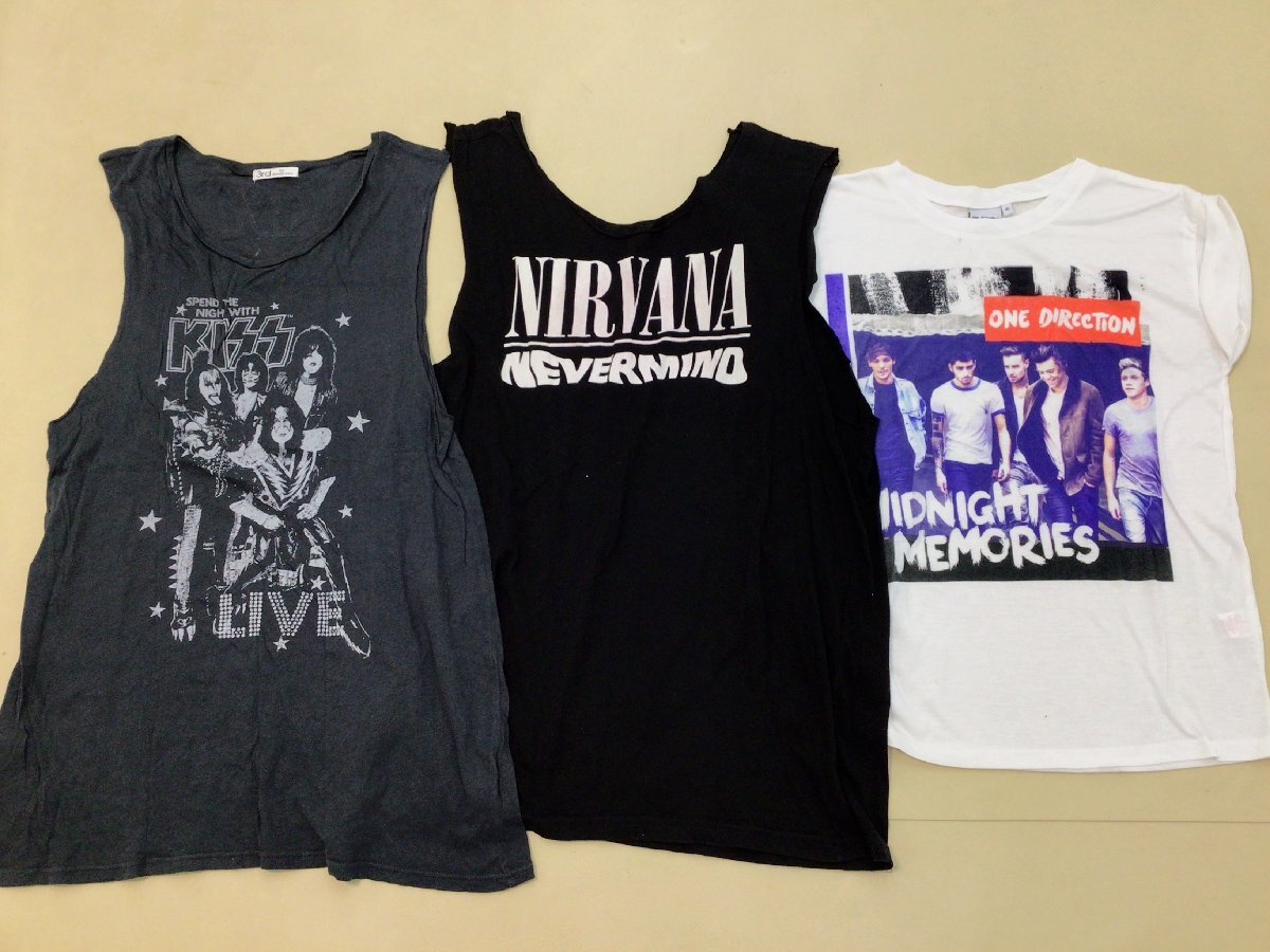 ■海外アーティスト バンド Tシャツ・パーカー・スウエット 15点 まとめ売り METALLICA/KISS/ACDC/BEATLES 中古卸 /3.46kg■の画像7