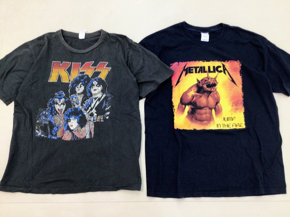 ■海外アーティスト バンド Tシャツ・パーカー・スウエット 15点 まとめ売り METALLICA/KISS/ACDC/BEATLES 中古卸 /3.46kg■の画像3