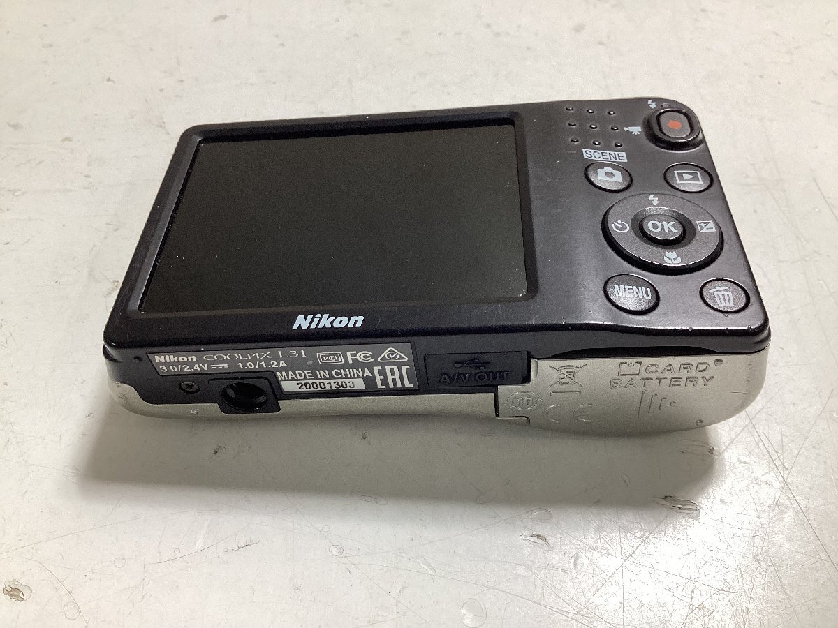 ★Nikon COOLPIX L31 デジカメ コンパクト 簡単（単三電池使用）コンパクトデジカメ 現状品0.1kg★の画像5