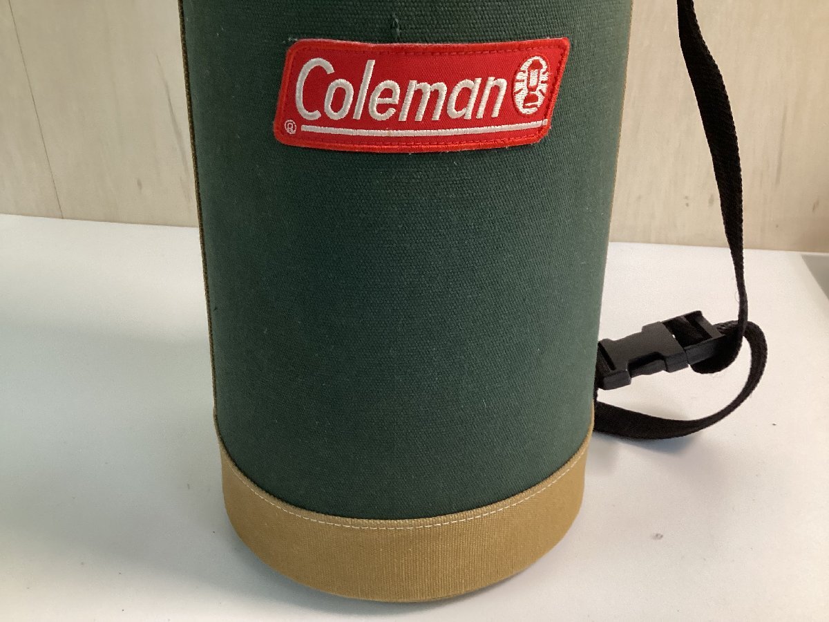 ★廃盤品 Coleman コールマン ランタンケース ケースのみ GRN ランタン収納 セミハードケース ハンドストラップ付 アウトドア 現状品0.55kgの画像2