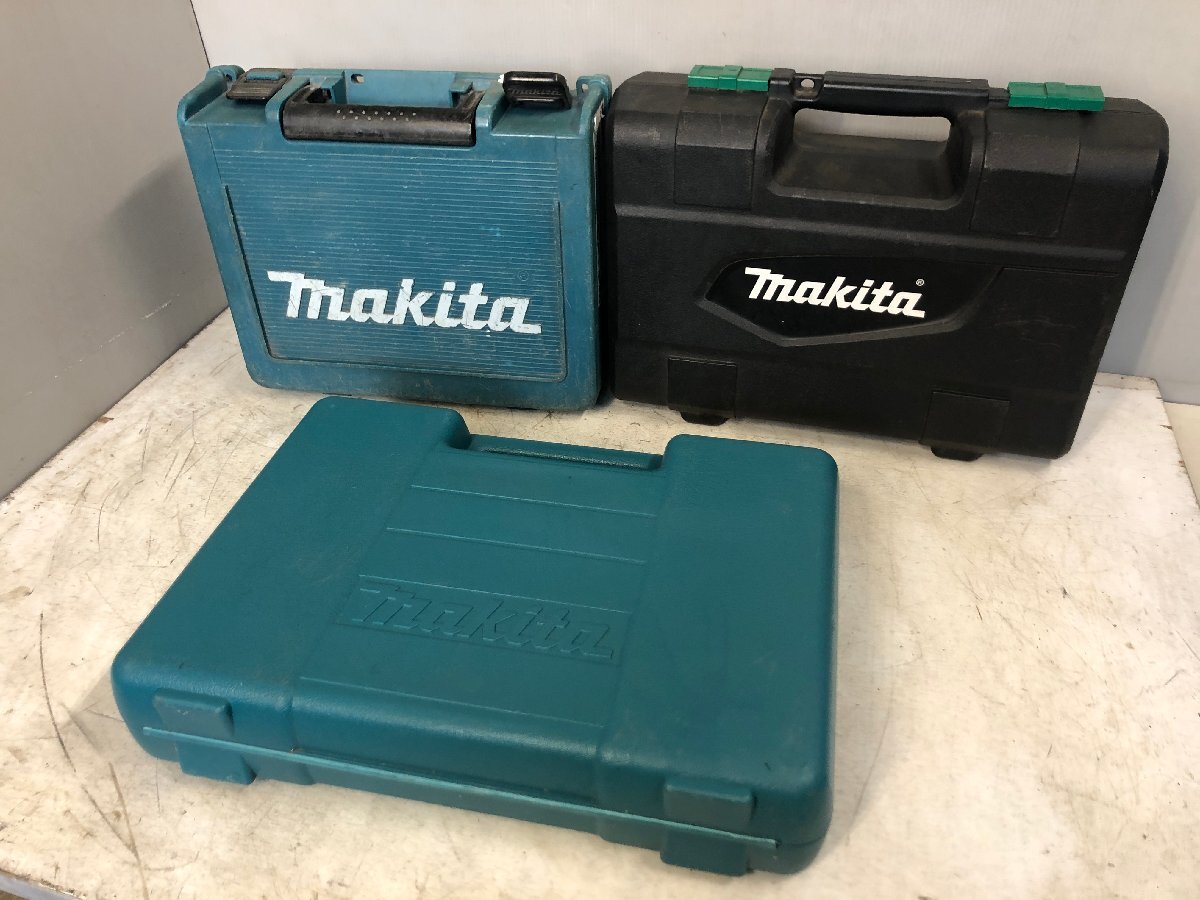 ◇◇ 佐川発送 直接引取可 店舗併売【中古品】マキタ(makita) マキタインパクトドライバケースのみ3コセット 現状渡し (C0)Ｈ/m50605/1/5の画像1