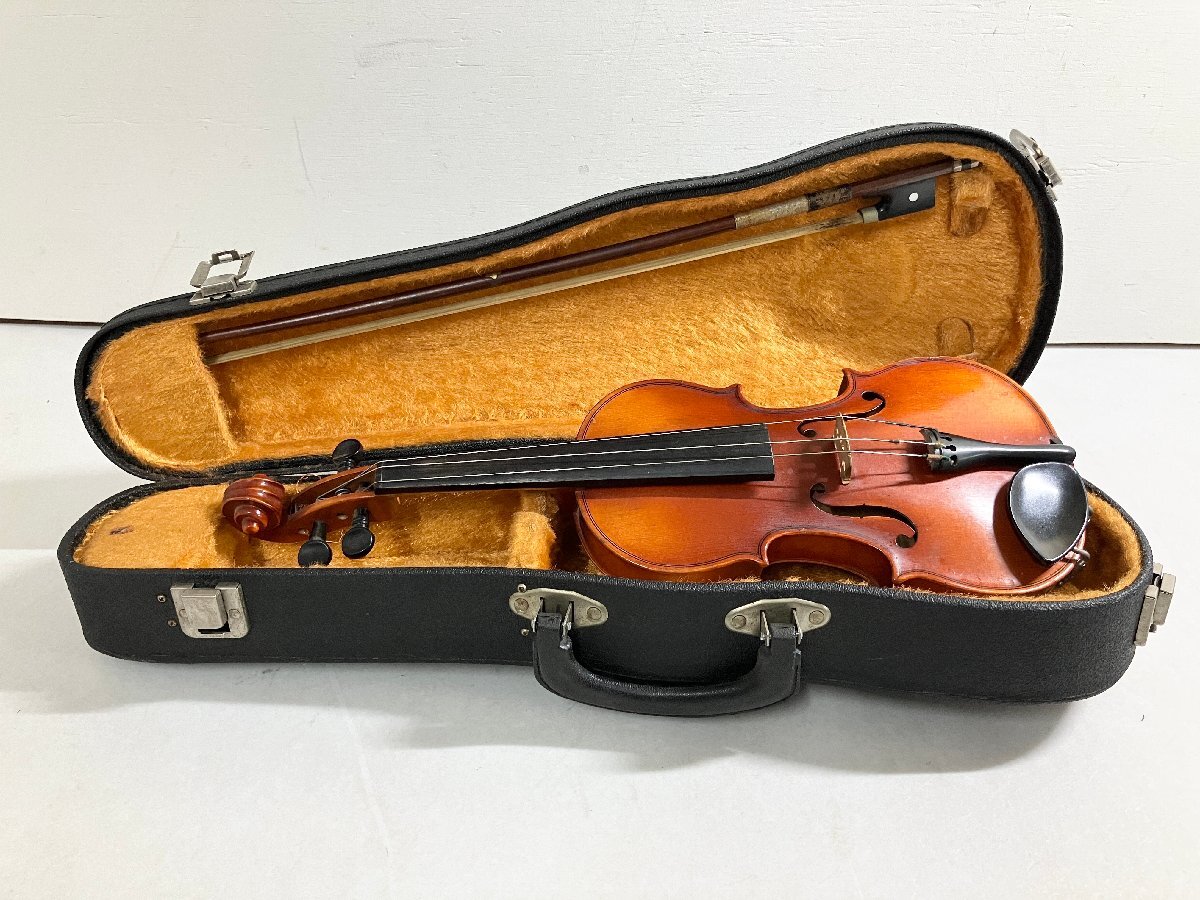 ★SUZUKI スズキ violin バイオリン ヴァイオリン 280 1/8 anno1978 弦楽器 ハードケース付き ジャンク品 1.2kg★の画像1