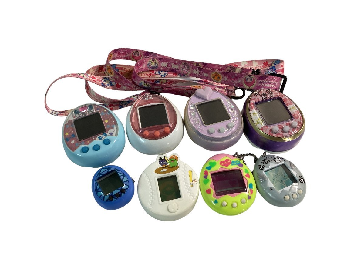 ★TAMAGOTCHI たまごっち他 たまごっちハッピーセット 8個まとめ ジャンク品0.35kg★の画像1