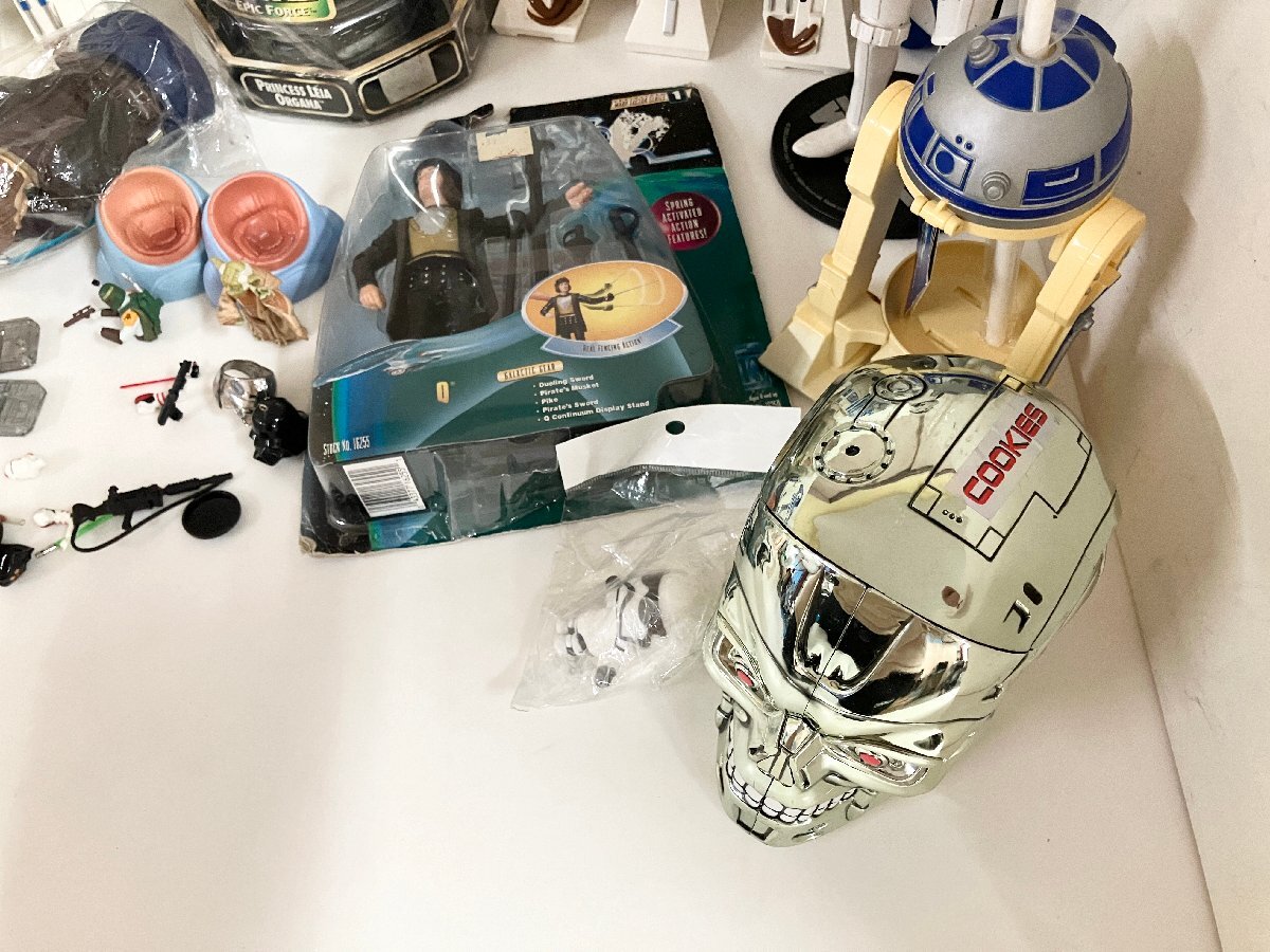 ★スターウォーズ グッズ まとめ売り フィギュア ポップコーンバケット R2-D2 ターミネーター BB-8 等ジャンク品 5kg★