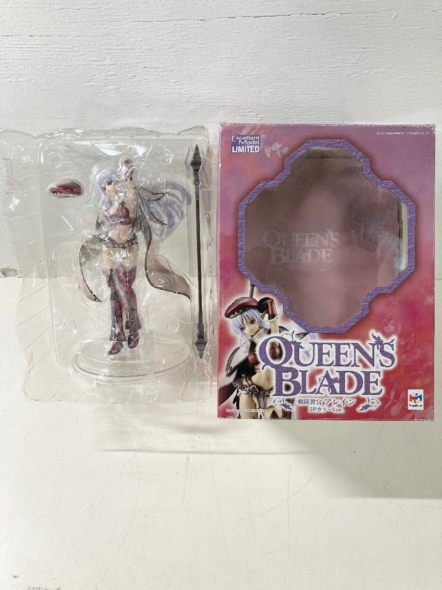 ★QUEENS BLADE クイーンズブレイド 戦闘教官 アレイン 2PカラーVer 現状品 0.55kg ★_画像6