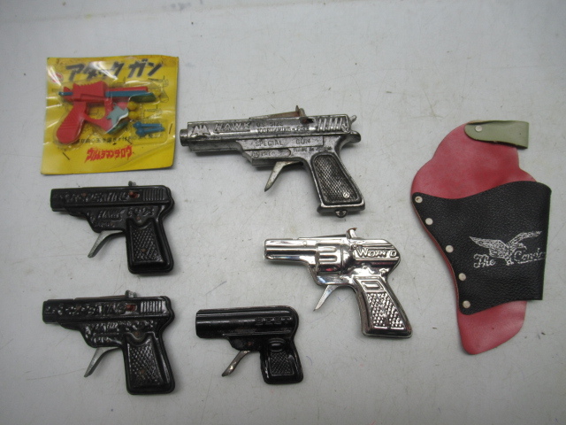 43342 古い 当時物 玩具 トイ ガン ミニ ピストル 銃 おもちゃ ビンテージ アタック _画像1