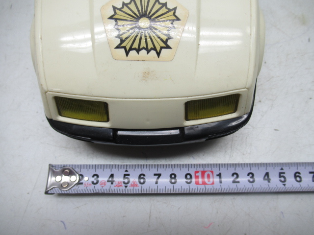 43424 古い 当時物 パトカー 警察 車両 中古 玩具 ミニカー 大きい WEINA スポーツ カー おもちゃ 自動車 電動_画像8