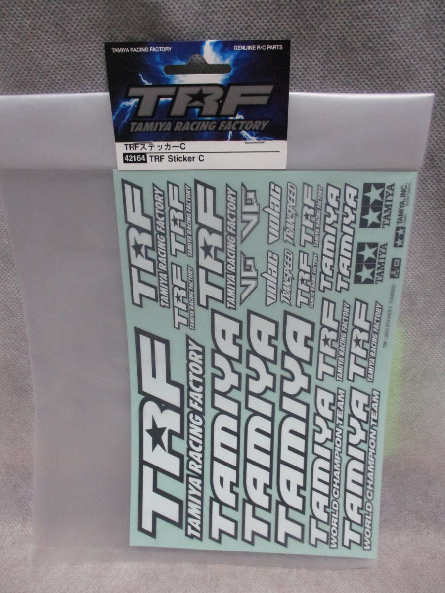 未使用未開封品 タミヤTRF 42164 TRFステッカーC_画像1