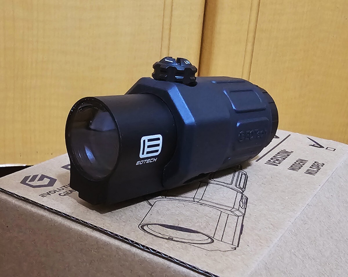 Evolution Gear製 イオテック Eotech G33 Magnifier(BK) 3倍率ブースター マグニファイア の画像3