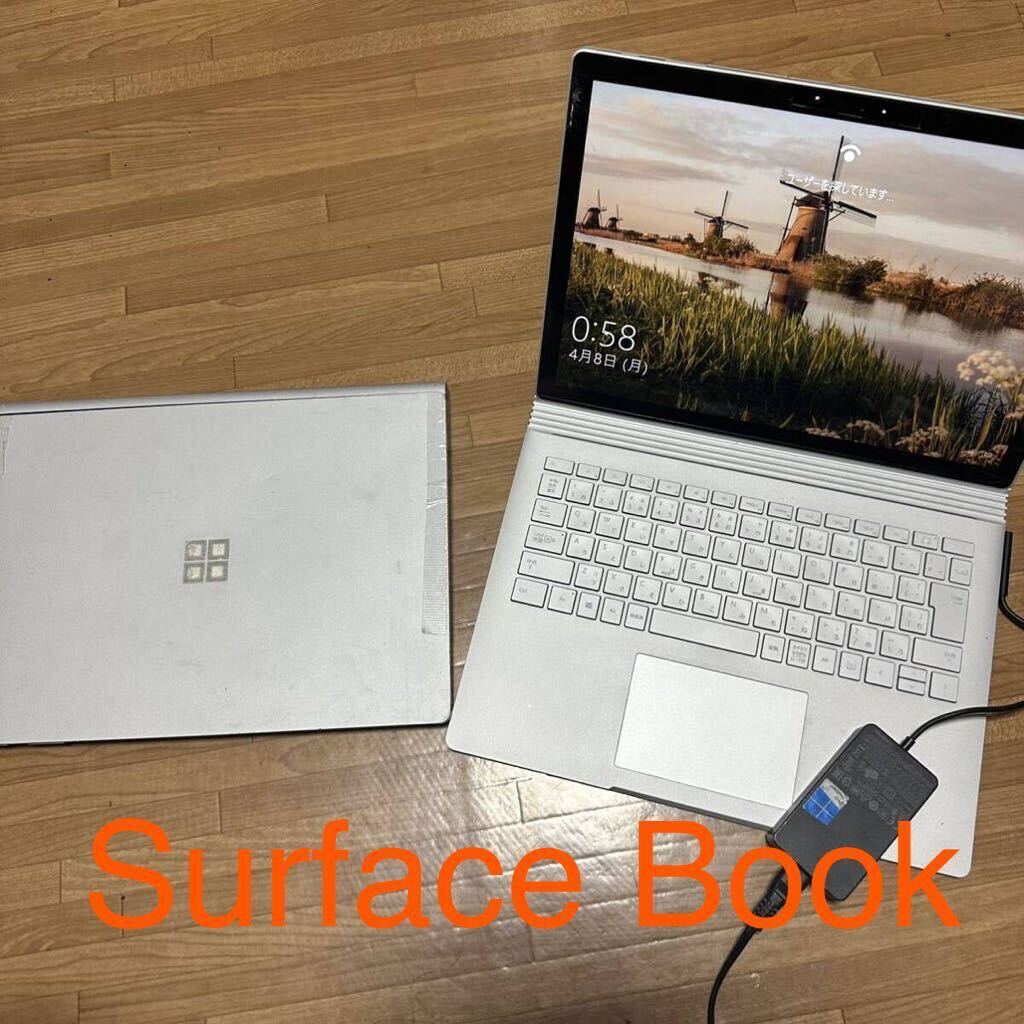 【ジャンク】Microsoft Surface Book アダプタ付きの画像1