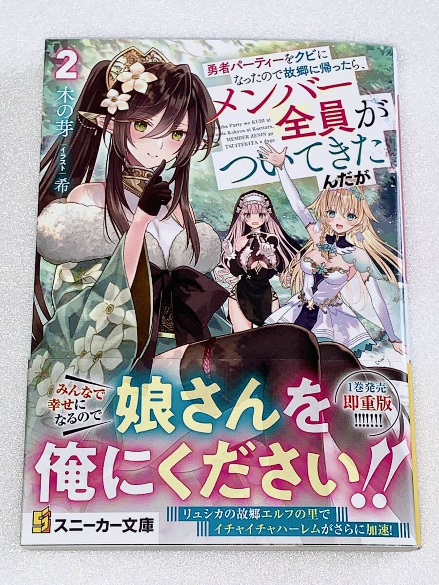 角川スニーカー文庫 勇者パーティーをクビになったので故郷に帰ったら、メンバー全員がついてきたんだが 2／木の芽 希_画像1