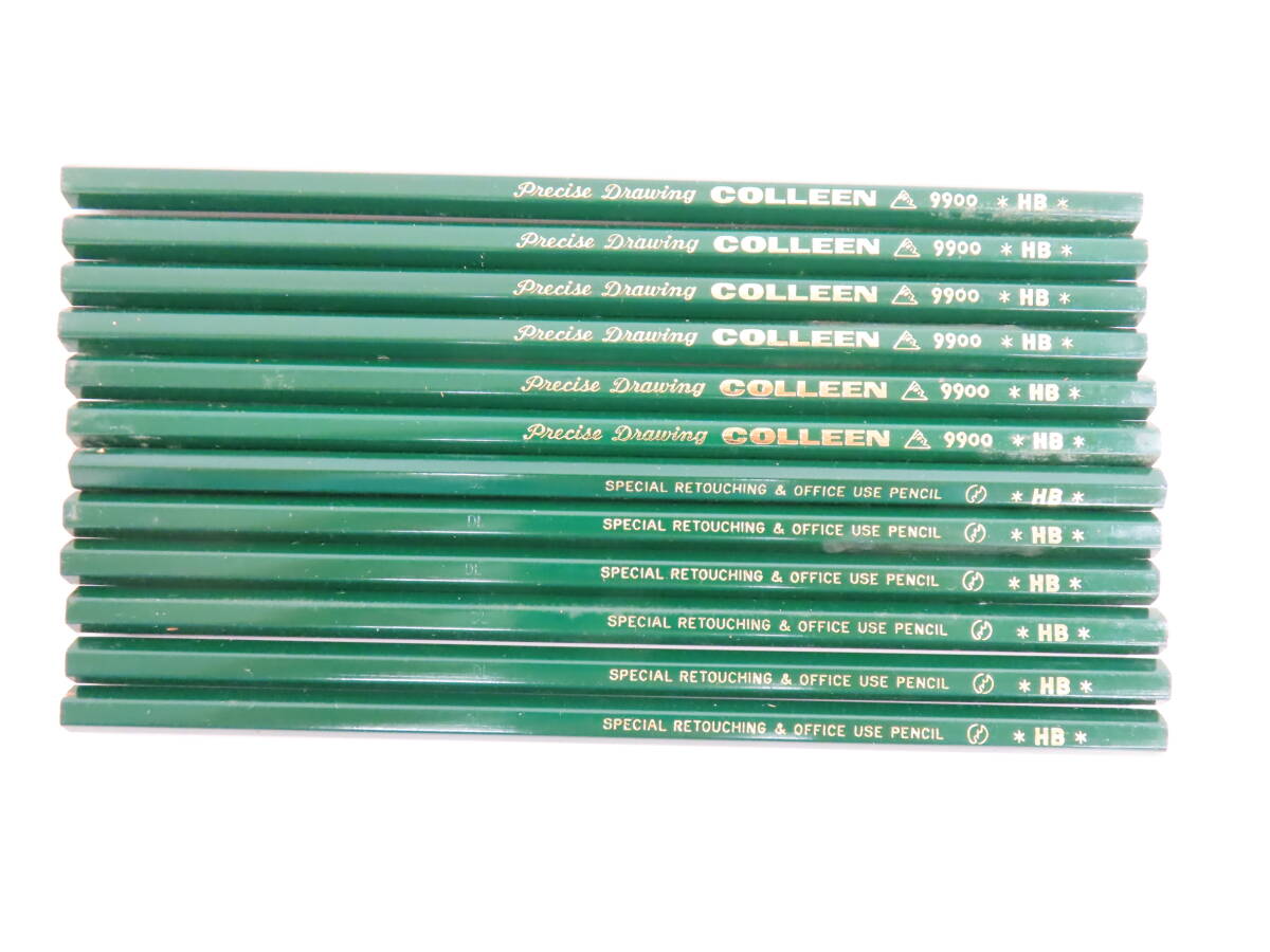 KSH35【 COLLEEN 】 コーリン鉛筆 9900 HB 2ダースまとめて デッドストック品 保管現状品 未使用の画像8