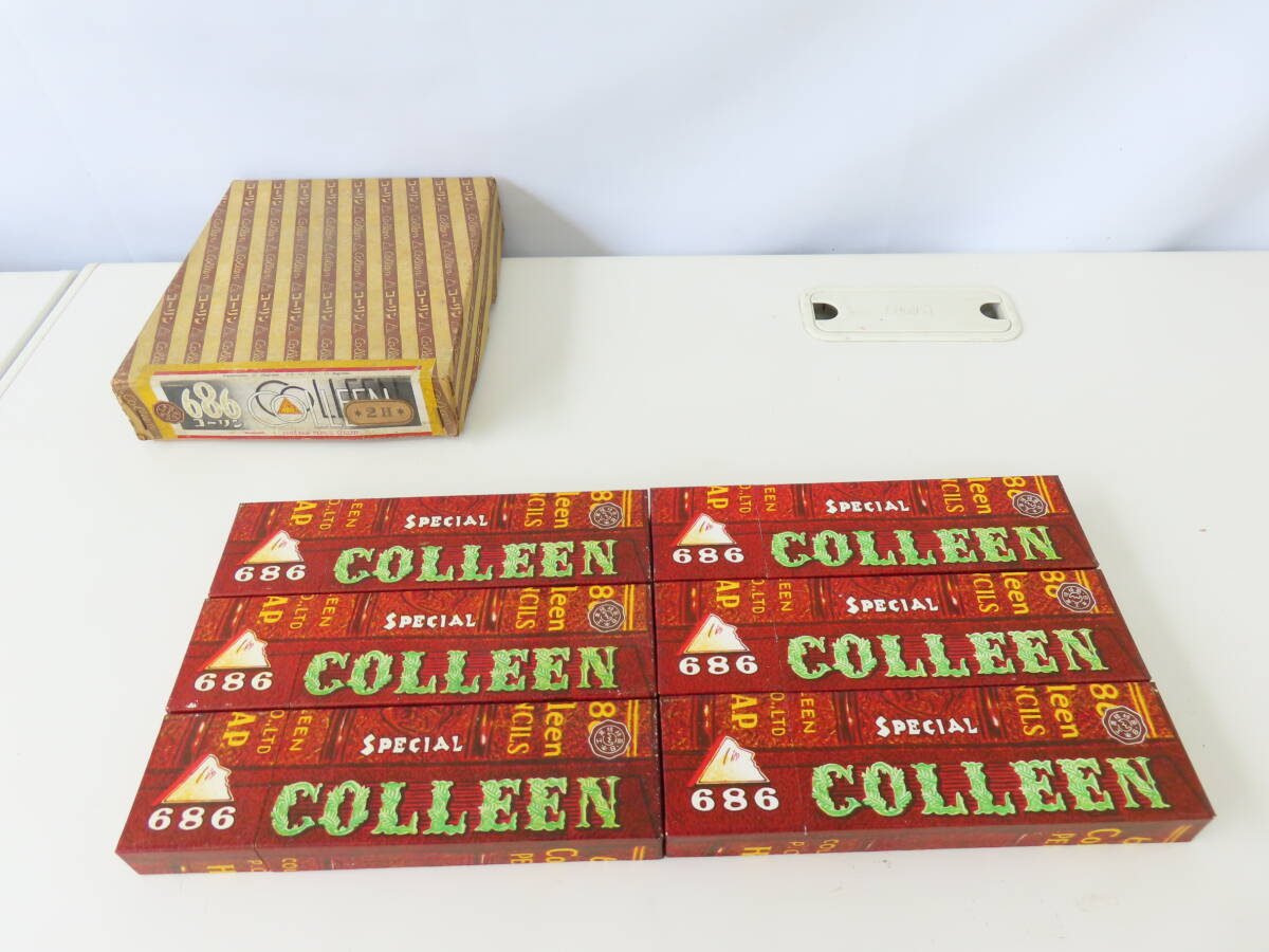 KSJ-26【 COLLEEN 】 コーリン鉛筆 686 2H 6ダース(1箱)まとめて デッドストック品 保管現状品 外箱あり 未使用の画像1