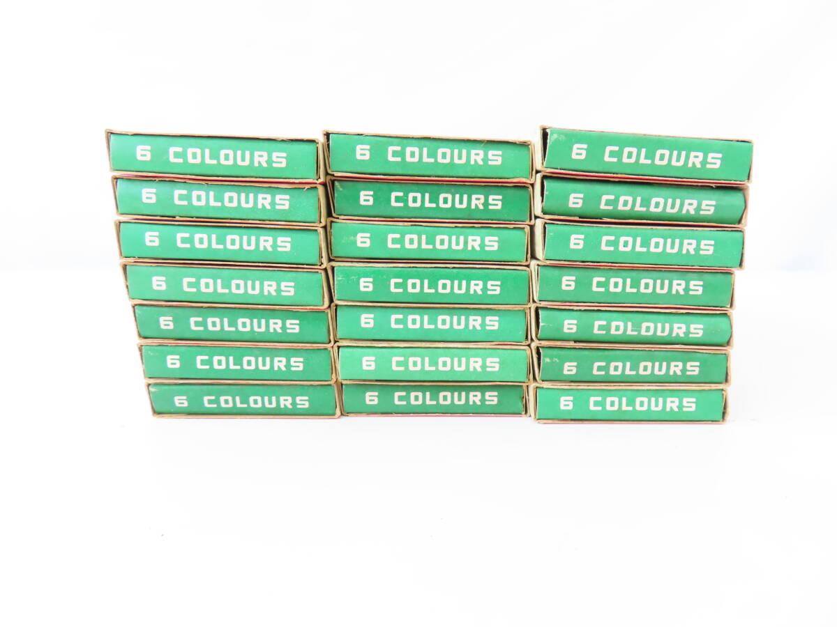 KSJ-28【 COLLEEN 】 コーリン鉛筆 色鉛筆6色×21ケース NO.770 デッドストック品 外箱あり 保管現状品 未使用の画像4