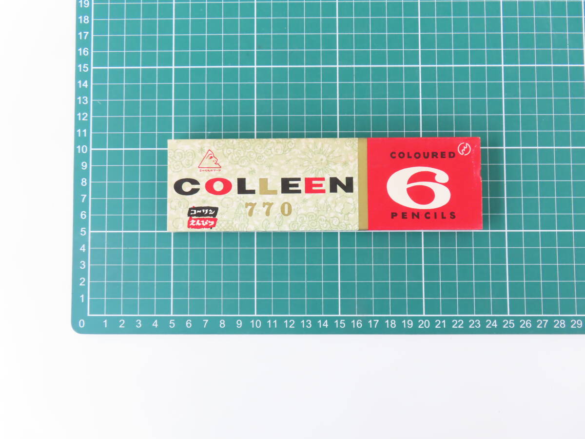 KSJ-28【 COLLEEN 】 コーリン鉛筆 色鉛筆6色×21ケース NO.770 デッドストック品 外箱あり 保管現状品 未使用の画像9