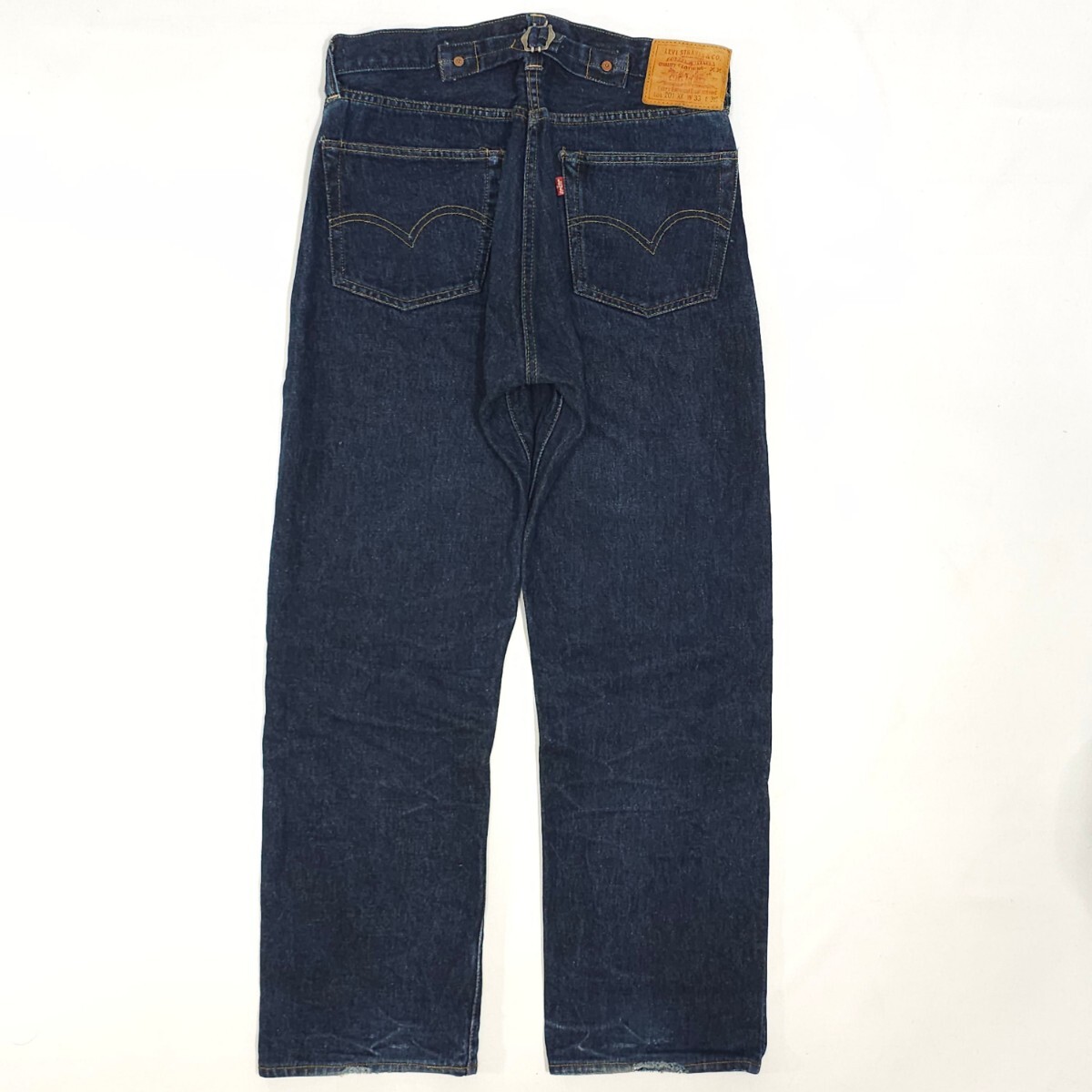 濃紺 米国製Levi'sリーバイス 201XXヴィンテージ復刻ジーンズW33 濃紺 米国製Levi'sリーバイス 201XXヴィンテージ復刻ジーンズW33