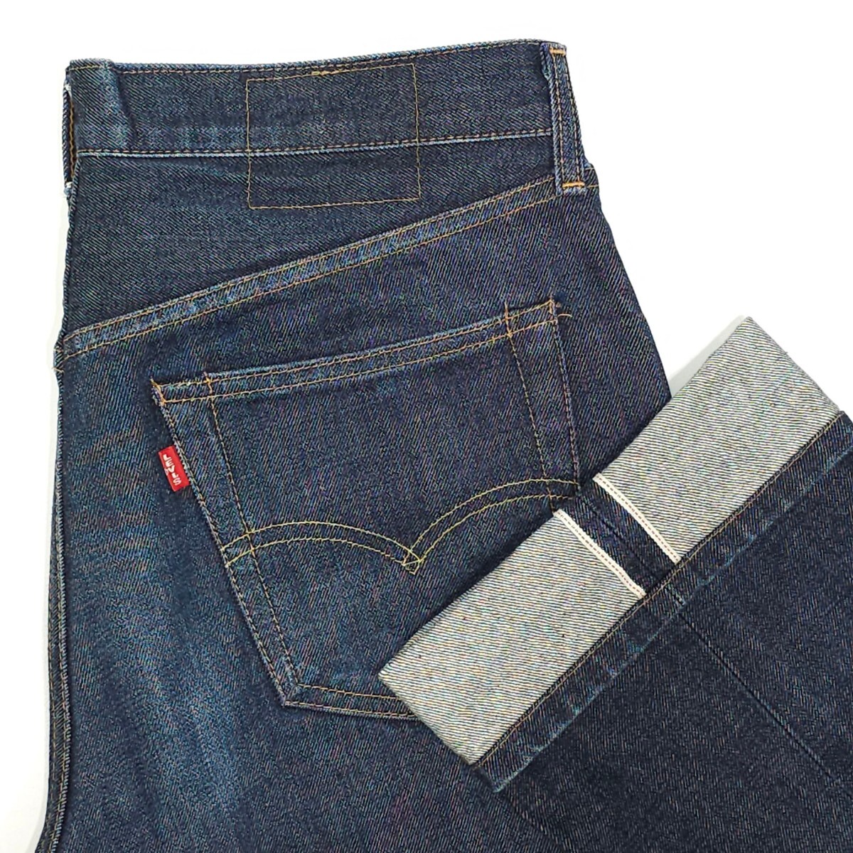 濃紺！Levi'sリーバイス☆551ZXXヴィンテージ復刻ジーンズ ジーパン デニムパンツ赤耳BIG-EビッグE メンズ 140周年記念 日本製 ボタン裏J09