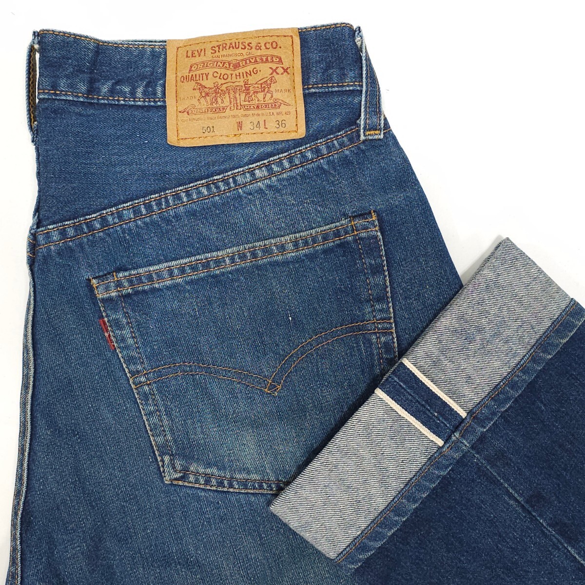 希少Levi'sリーバイス米国製 501ヴィンテージ60s復刻ジーンズW34 希少Levi'sリーバイス米国製 501ヴィンテージ60s復刻ジーンズW34