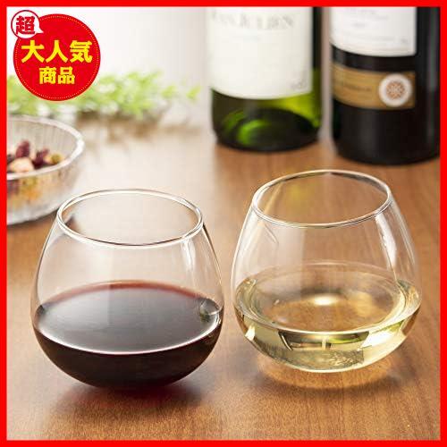 ★495ml★ ワイングラス 495ml 2個入 グラスセット 赤 白対応 日本製 食洗機対応 おしゃれ G101-T272の画像7