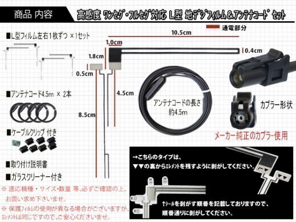 メール便送料無料 地デジフィルムHF-201サイバーナビ　 AF134-AVIC-ZH07_画像2