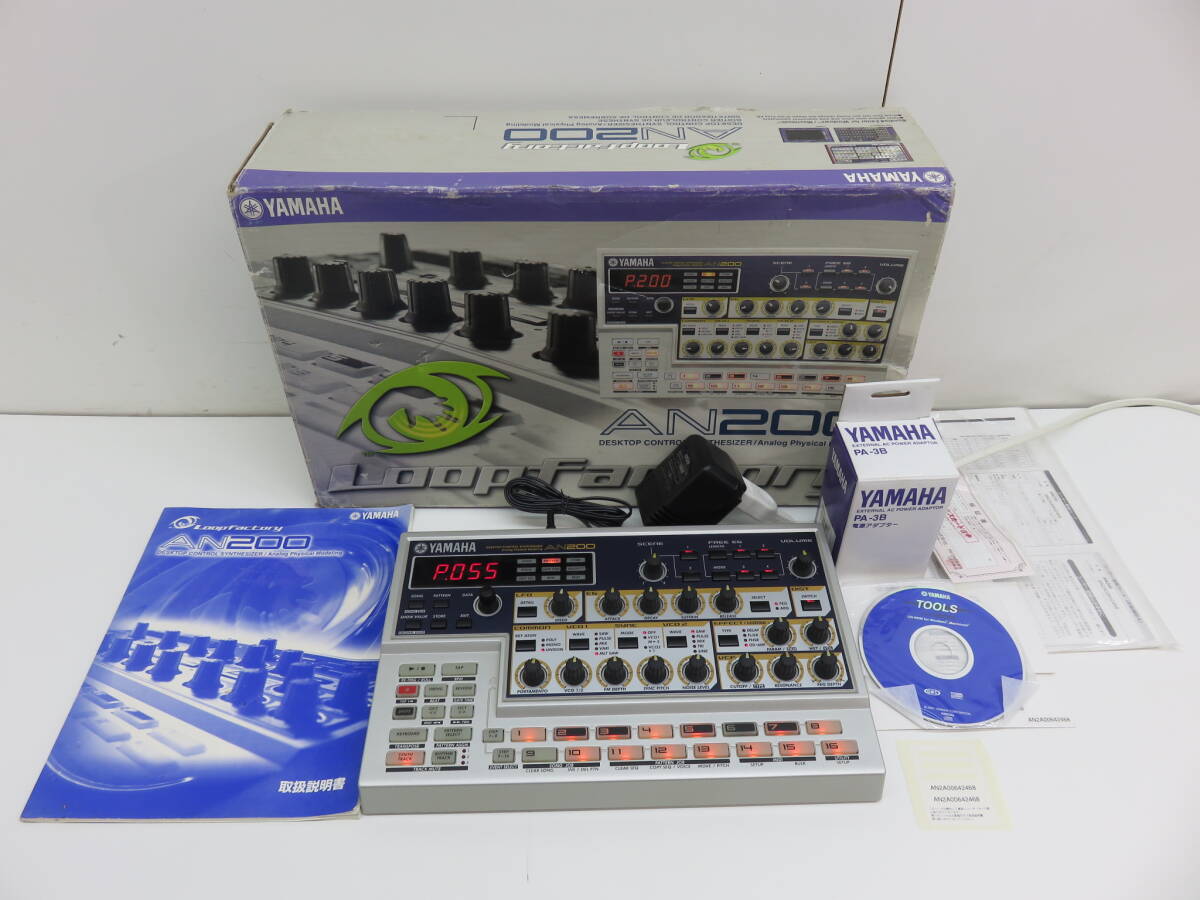 YAMAHA ヤマハ AN200 音源モジュール アナログモデリングシンセサイザー DESKTOP CONTROL SYNTHESIZER 動作確認済 現状品 中古 美品_画像1