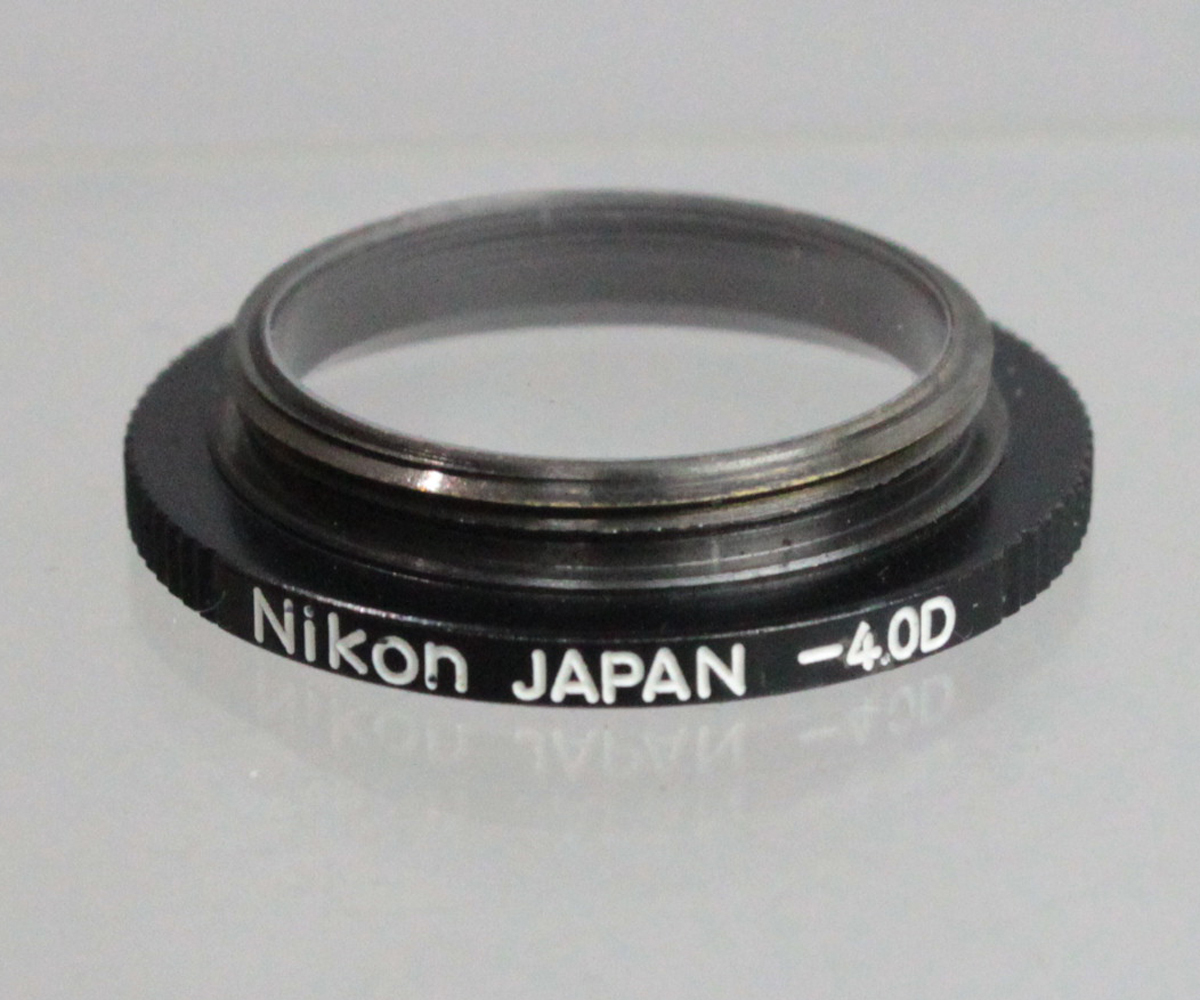 031607 【美品 ニコン】 Nikon 接眼補助レンズ -4.0 for FE・FM・FA・Nikomat等_画像2