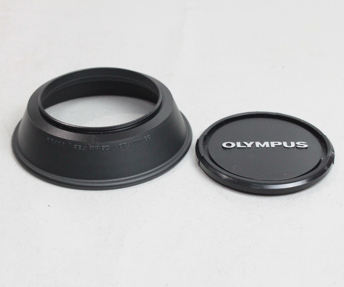 032831 【美品 オリンパス】 OLYMPUS 28mm 用 ラバーレンズフード&49mmレンズキャップの画像3