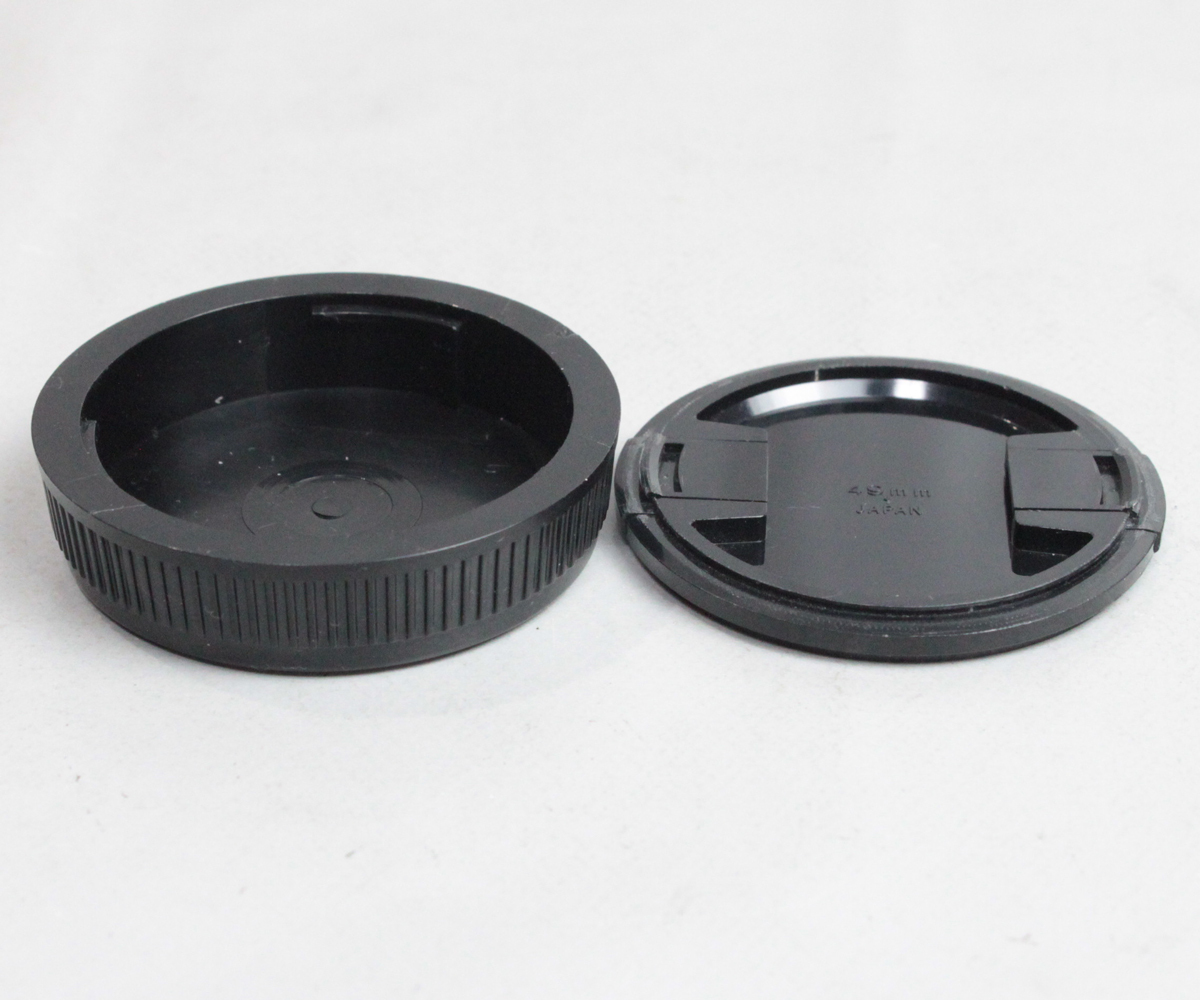 032899 [ superior article Olympus ] OLYMPUS 49mm lens cap & lens rear cap 