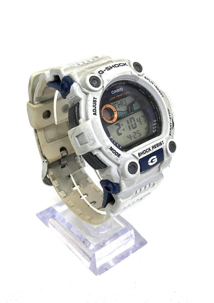 CASIO カシオ G-SHOCK Gショック ジーショック G-7900A メンズ 腕時計 QZ クォーツ ホワイトグレー×ブルー 現状稼働品 O168-7_画像3