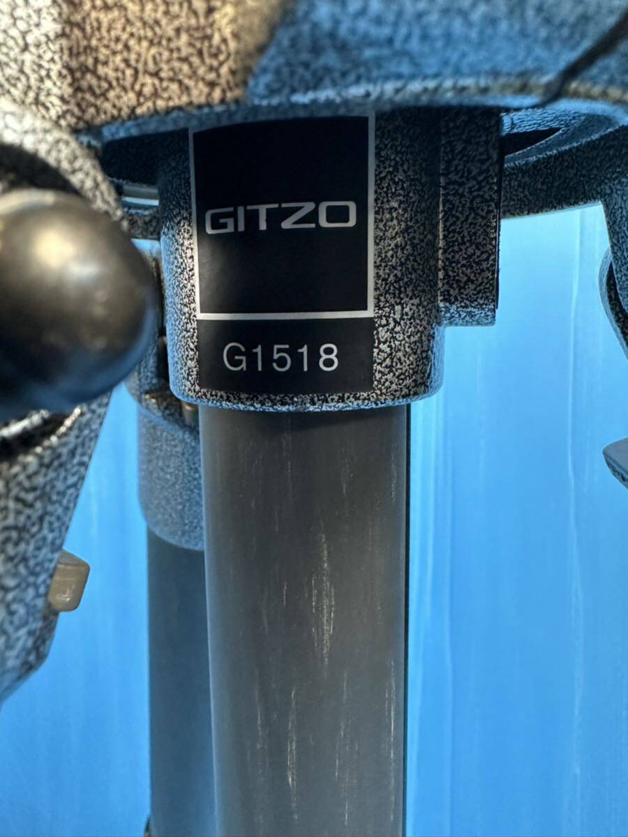 GITZO ジッツオ G1548 ＋G1518 マウンテニアー 4段ラピッド5型 システマティック カーボン 三脚 元箱付き 付属品有 現状品 Y247-9の画像6
