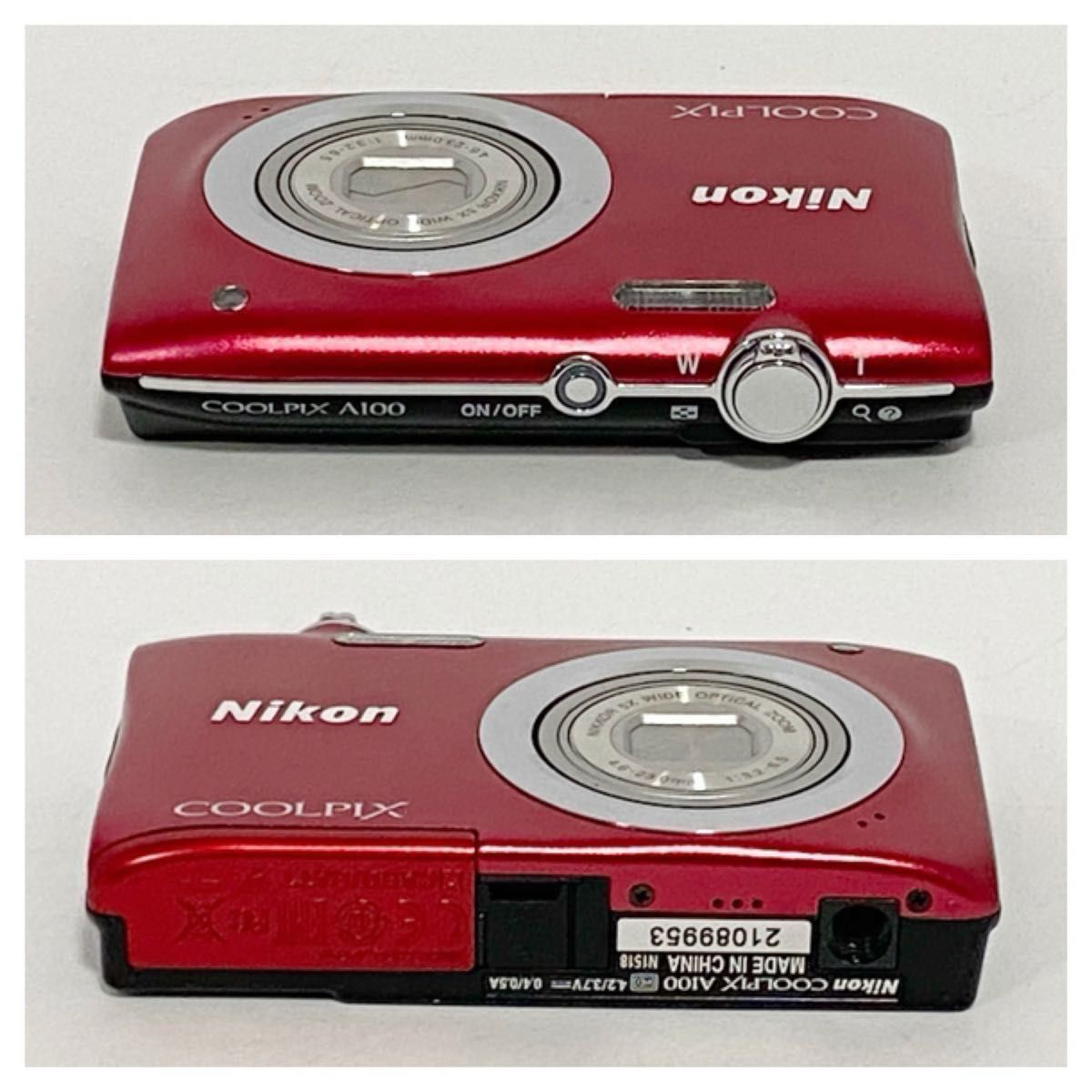 美品】Nikon COOLPIX A100 ニコン デジタルカメラ 元箱 SDカード 美品】Nikon COOLPIX A100 ニコン デジタルカメラ 元箱 SDカード