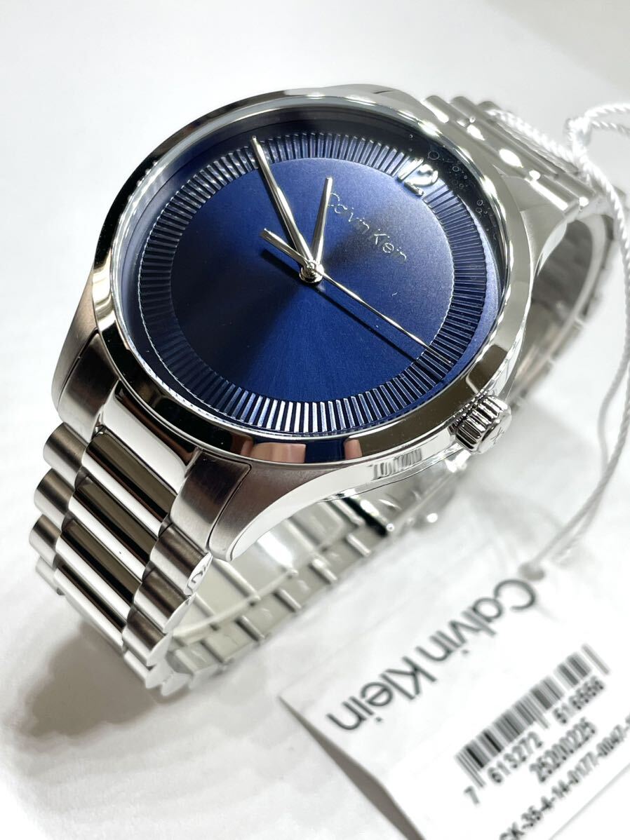 カルバンクライン　新品未使用　稼働品　腕時計 クォーツ 時計 メンズ　ブルー_画像2
