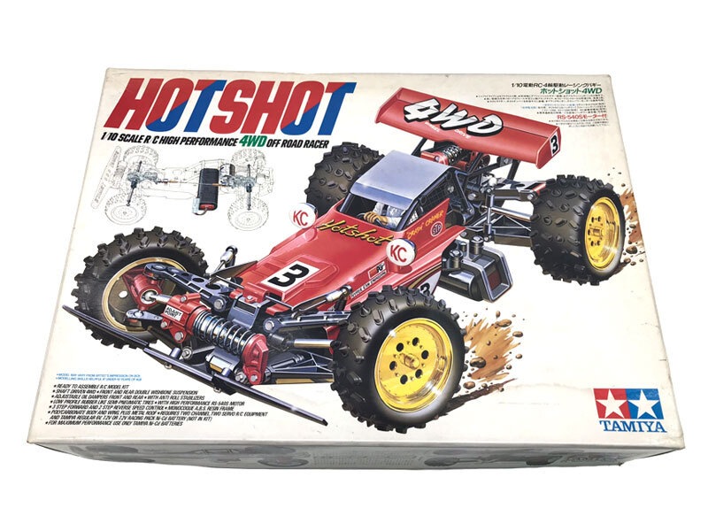 TAMIYA タミヤ ラジコン ホットショット HOT SHOT 4輪駆動レーシングバギー 電動RC 1/10 _画像1