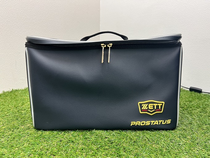 【040409】ZETT ゼット PROSTATUS プロステイタス グラブケース ２個入れ グローブ収納 BAP1222A Dネイビー/シルバー【40301S05】_画像1