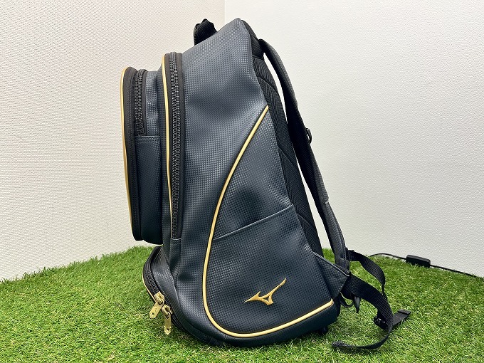 【041110】MizunoPro ミズノプロ 野球 リュックサック バッグパック 約40L 1FJD1000 ネイビー×ホワイト【40410S01】の画像3