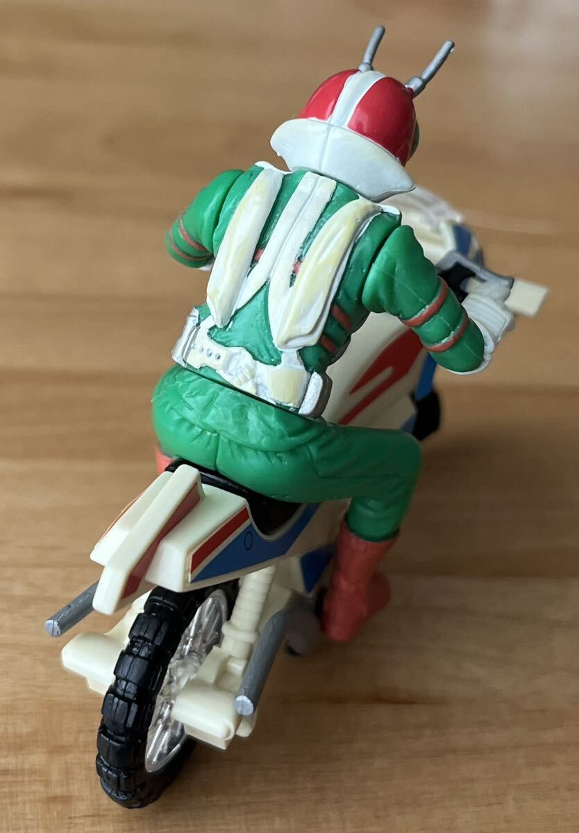 ◇仮面ライダー V3 ハリケーン号 ザ・ライダーマシン 中古 フィギュア バンダイ 1999 食玩 ミニカー バイクの画像2
